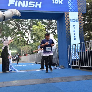 Race photo from KEMLU RUN 2026