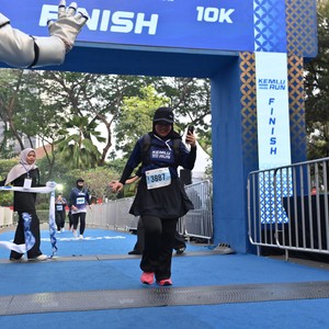 Race photo from KEMLU RUN 2026
