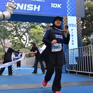 Race photo from KEMLU RUN 2026