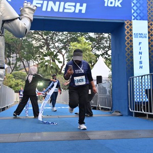 Race photo from KEMLU RUN 2026