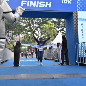 Race photo from KEMLU RUN 2026