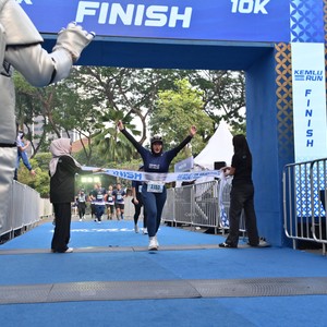 Race photo from KEMLU RUN 2026
