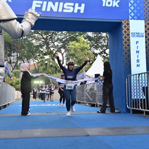 Race photo from KEMLU RUN 2026