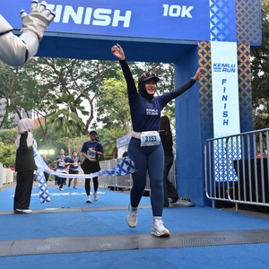 Race photo from KEMLU RUN 2026
