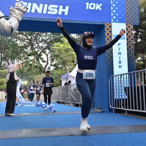 Race photo from KEMLU RUN 2026