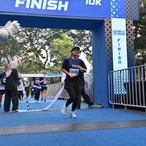 Race photo from KEMLU RUN 2026