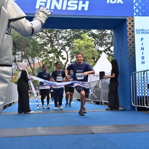 Race photo from KEMLU RUN 2026