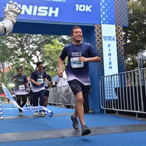 Race photo from KEMLU RUN 2026