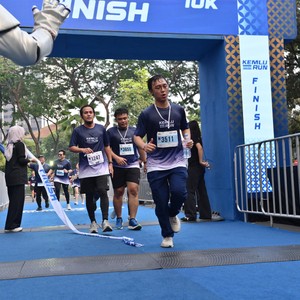 Race photo from KEMLU RUN 2026