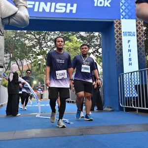 Race photo from KEMLU RUN 2026