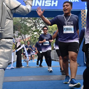 Race photo from KEMLU RUN 2026