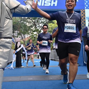 Race photo from KEMLU RUN 2026