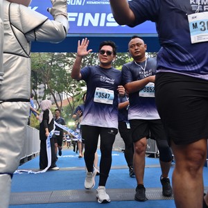 Race photo from KEMLU RUN 2026