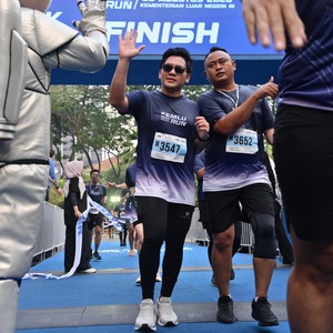 Race photo from KEMLU RUN 2026