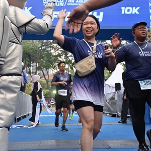 Race photo from KEMLU RUN 2026