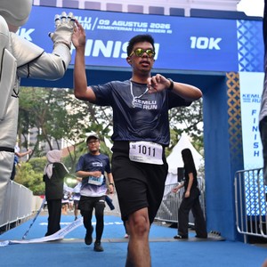 Race photo from KEMLU RUN 2026