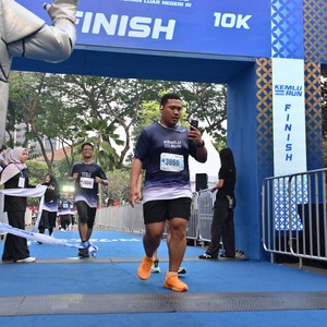 Race photo from KEMLU RUN 2026