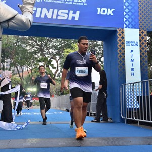 Race photo from KEMLU RUN 2026