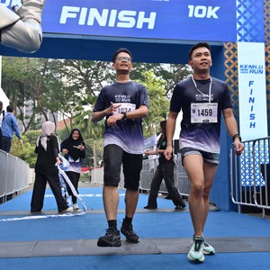 Race photo from KEMLU RUN 2026