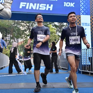 Race photo from KEMLU RUN 2026