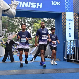 Race photo from KEMLU RUN 2026