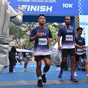 Race photo from KEMLU RUN 2026
