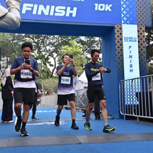 Race photo from KEMLU RUN 2026