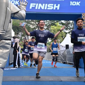 Race photo from KEMLU RUN 2026