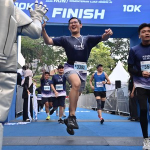 Race photo from KEMLU RUN 2026