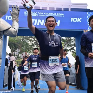 Race photo from KEMLU RUN 2026