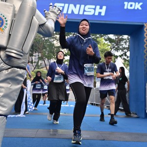 Race photo from KEMLU RUN 2026
