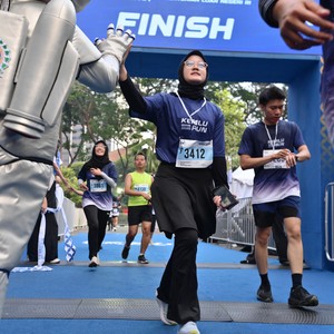 Race photo from KEMLU RUN 2026