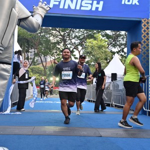 Race photo from KEMLU RUN 2026