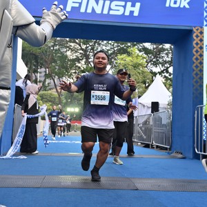 Race photo from KEMLU RUN 2026