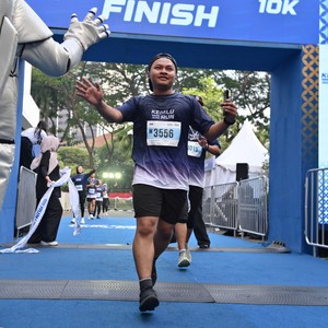 Race photo from KEMLU RUN 2026