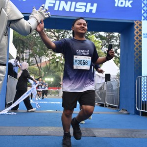 Race photo from KEMLU RUN 2026