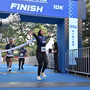 Race photo from KEMLU RUN 2026