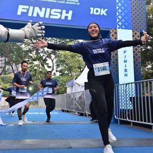 Race photo from KEMLU RUN 2026