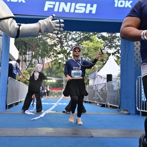 Race photo from KEMLU RUN 2026