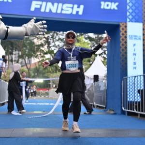 Race photo from KEMLU RUN 2026