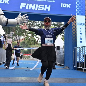 Race photo from KEMLU RUN 2026