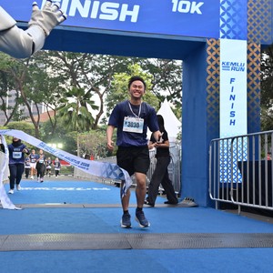 Race photo from KEMLU RUN 2026