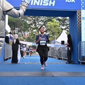 Race photo from KEMLU RUN 2026