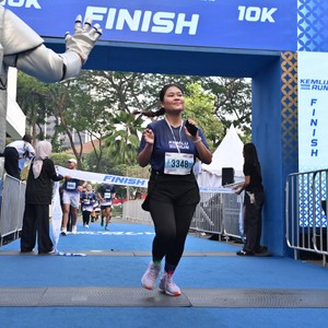 Race photo from KEMLU RUN 2026