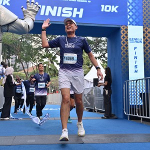 Race photo from KEMLU RUN 2026