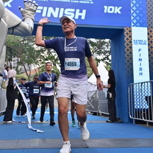 Race photo from KEMLU RUN 2026
