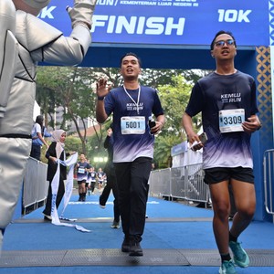 Race photo from KEMLU RUN 2026