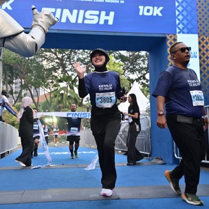 Race photo from KEMLU RUN 2026