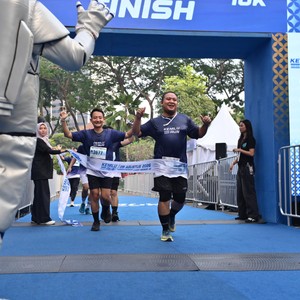 Race photo from KEMLU RUN 2026