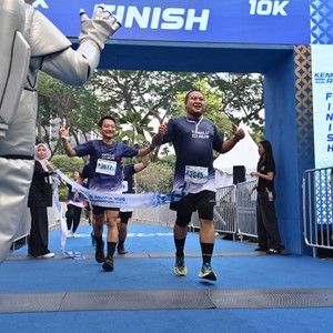 Race photo from KEMLU RUN 2026